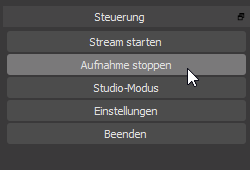 Aufnahme Stop
